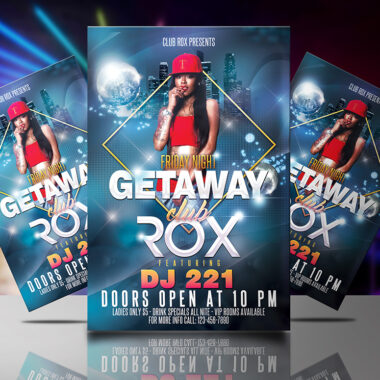 Club Rox Flyer Template