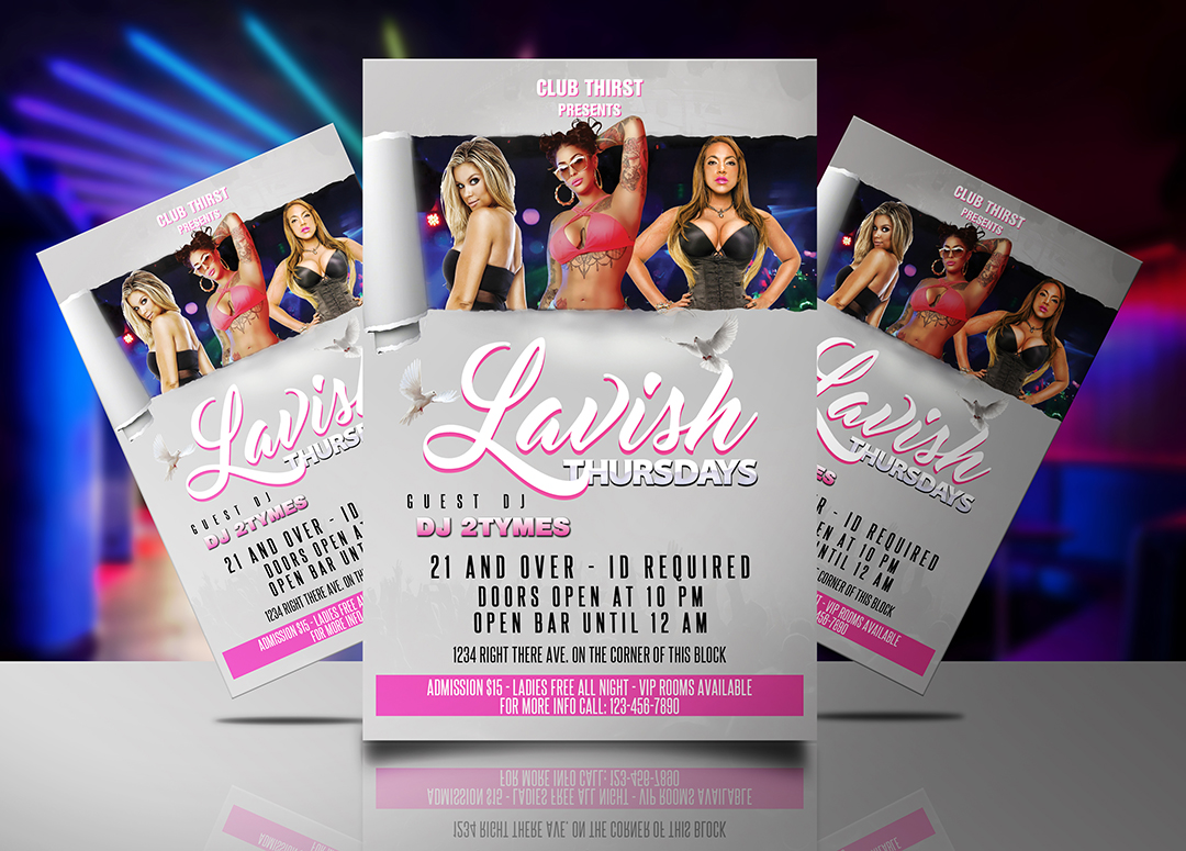 Club Thirst Flyer Template
