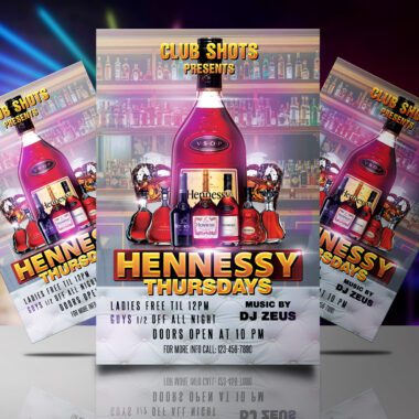 Hennessey Thursdays Flyer Template