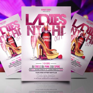 Ladies Night Out Flyer Template