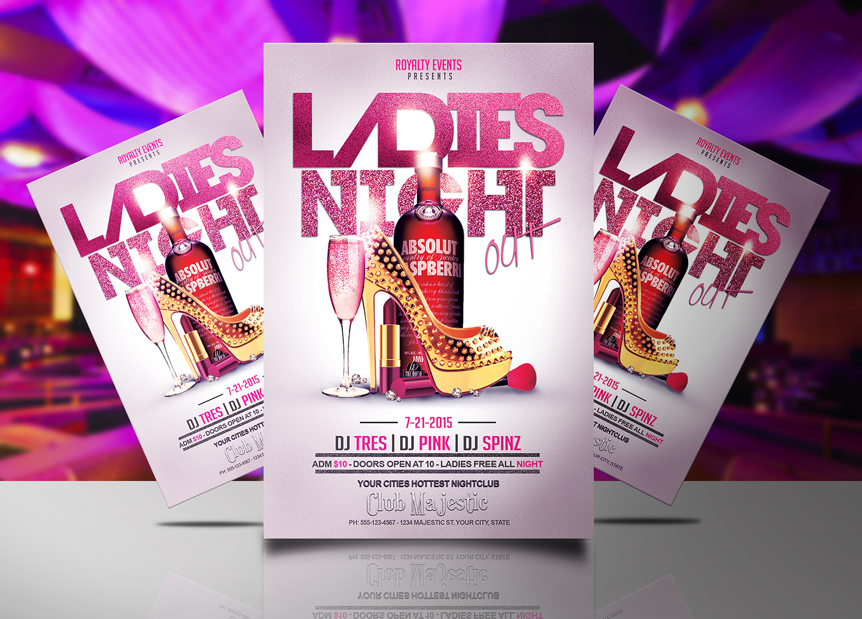 Ladies Night Out Flyer Template