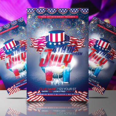 4th of July Bash Flyer Template