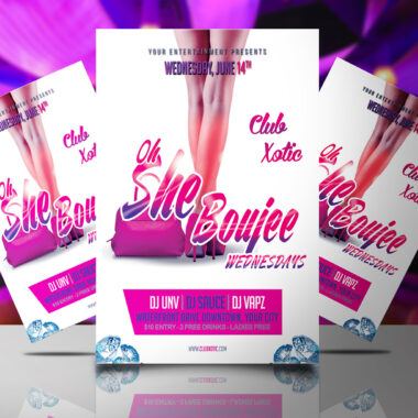 Oh She Boujee Flyer Template