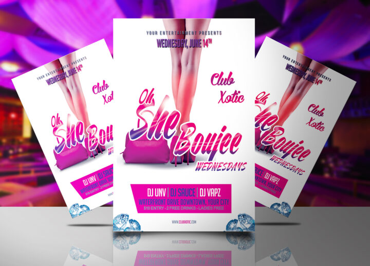 Oh She Boujee Flyer Template