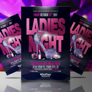 Ladies Night Free Flyer Template