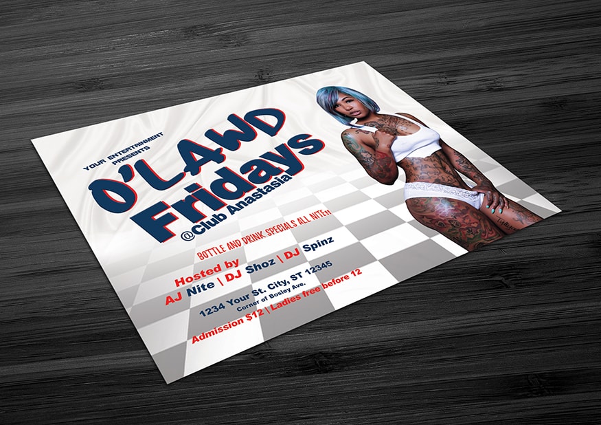 O'Lawd Fridays Flyer Template