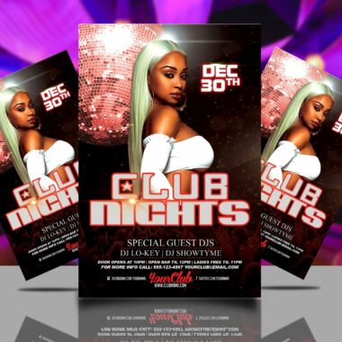 Saturday Club Nights Flyer Template