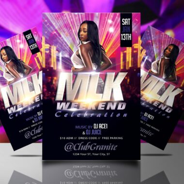 MLK Weekend Celebration Flyer Template