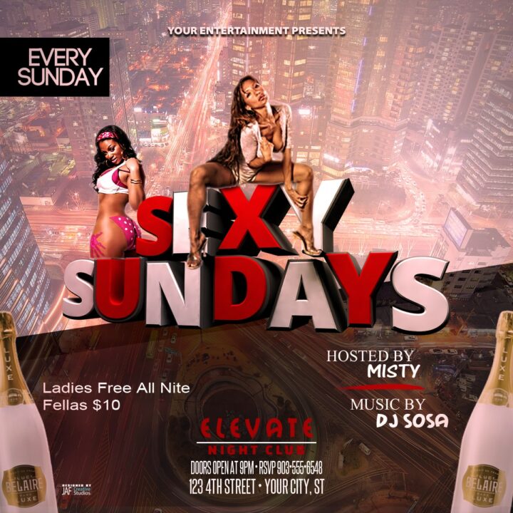Sexy Sundays Flyer Template