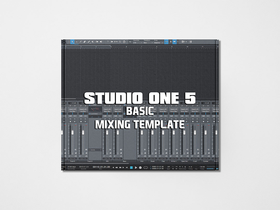Streetz Myestro Studio One 5 - Basic Mixing Template