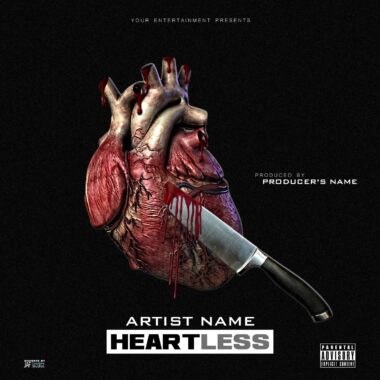 Heartless Single Cover Template