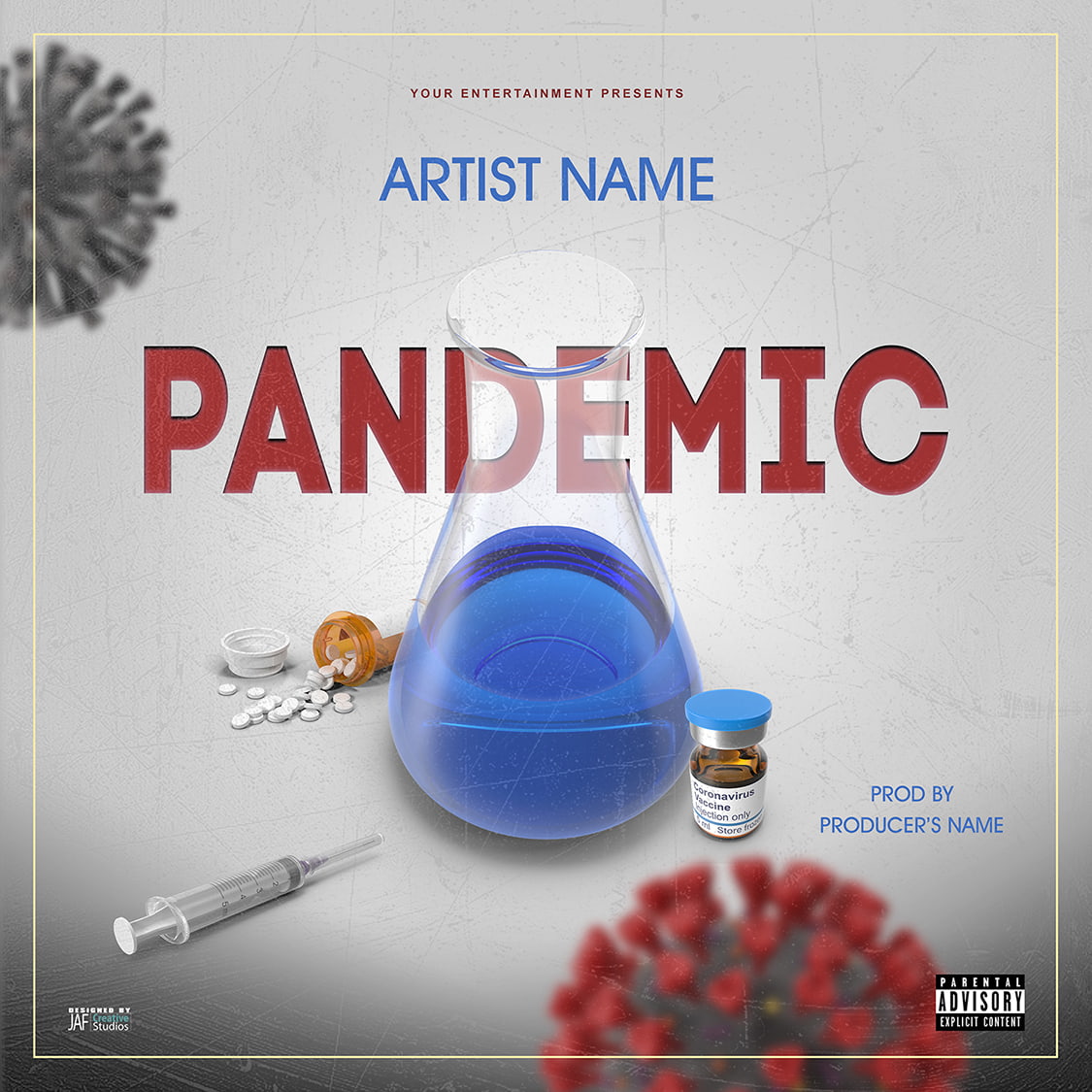 Pandemic 2 Single Cover Template