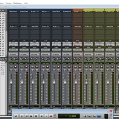 Pro Tools Mixing Template