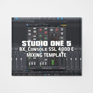 Streetz Myestro - Studio One 5 - BX_Console SSL 4000 E Mixing Template